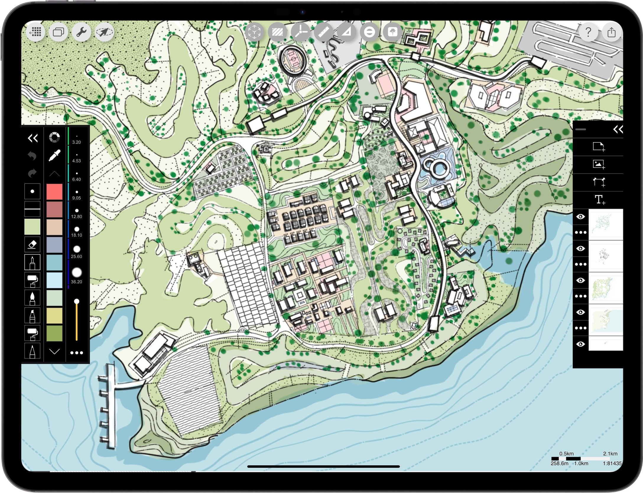 best app for Master Planners Urban Designers_ iPad drawing for Master Planning Urban Design_regional master plan